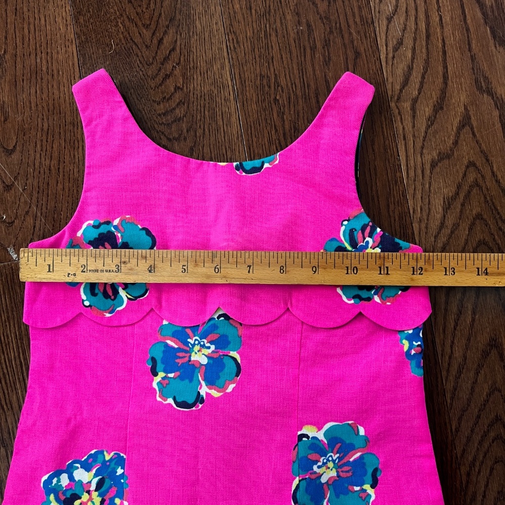 Lilly Pulitzer Girl's - Size 6 - Mambo Pink Sleeveless Dress- Easter Dress - Picture 7 of 9